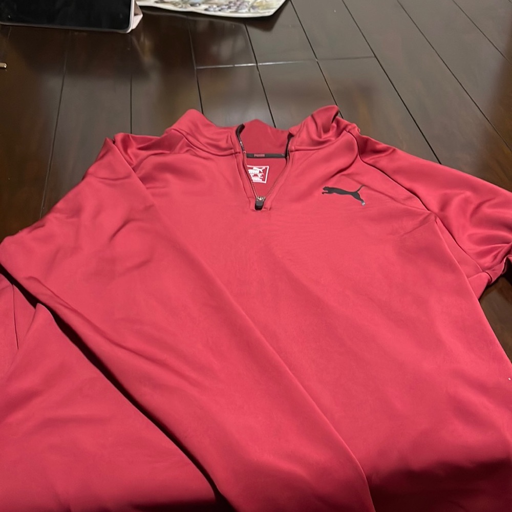 Zip up puma sweater
